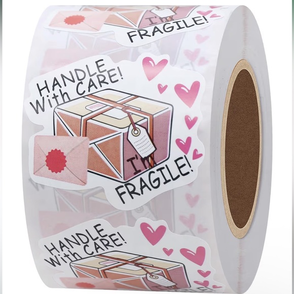 Other - 75 Handle With Care Fragile Stickers